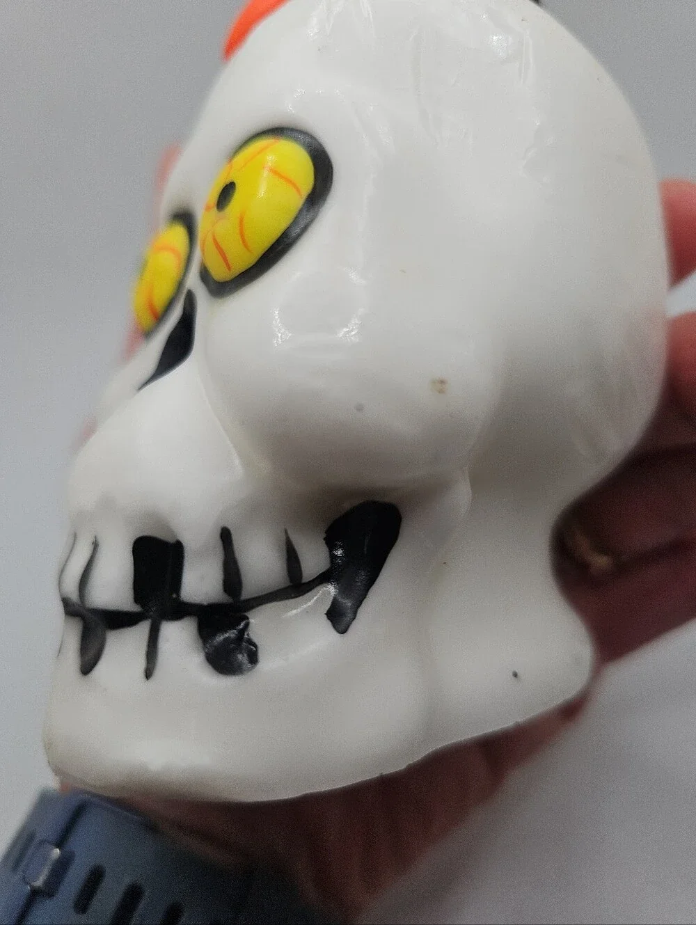 Vintage Skull & Crow Halloween Novelty Candle